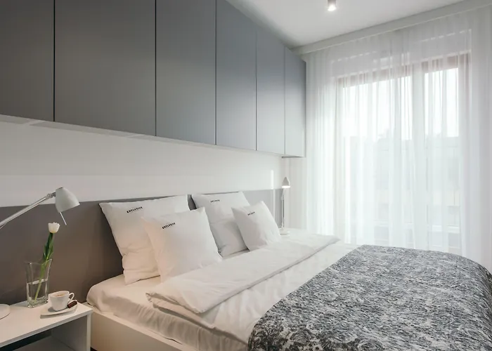 דירה Browar Lubicz | Balcony | Elevator | Free Garage קרקוב